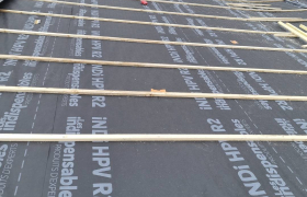 Pose d'un écran sous toiture remaniage travaux effectués Parempuyre